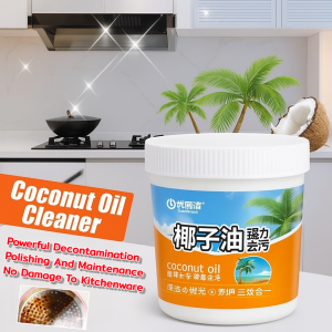 Coconut Oil Powerful Cleaner Stainless Steel Cookware Rust Removal Cleaning Maintenance Pots Cleaning Stains Detergent