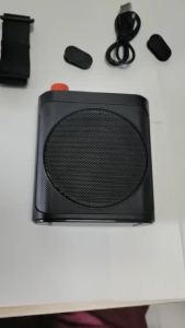 (HD1)Wireless Mic & Bluetooth Speaker Combo for Teachers – 1-to-2 Mic Amplification Mikrofon Tanpa Wayar & Pembesar Suara Bluetooth Kombo untuk Guru – Penguatan Mikrofon Satu ke Dua