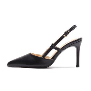 [Free Shipping] Stylish Soft-Soled High Heels That Are Comfortable To Wear Featuring A New Nude Color A Single-Strap Design A Pointed Toe And A Slender Heel