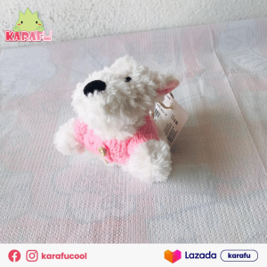 READY STOCK! Charming West Highland Terrier Keychain Perfect for Dog Lovers Accessory for Bags & Keys Cute Design