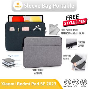 Case Xiaomi Redmi Pad SE 11 inch 2023 Tas Tablet Sleeve Pouch Bag Cover Handbag Casing Waterproof