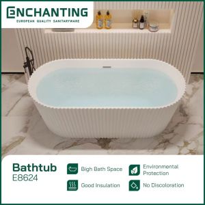 ENCHANTING Bathtub Free Standing Kamar Mandi BathTub Acrylic E8624