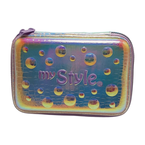 My Style Hologram BUBBLE Hardtop Pencil Case - Pencil Case Multifungsi Hologram