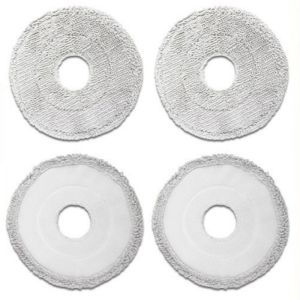 1PCS Replacement Mop Cloths for Dreame X10 X20 X30 S10 S20 S30 Series Xiaomi  All-in-One 1S S10 S10+ X10+ Robot Vacuum Mop Super Absorbent Streak-Free Ideal for Daily Hard Floor Tile Cleaning  Pet Hair Removal