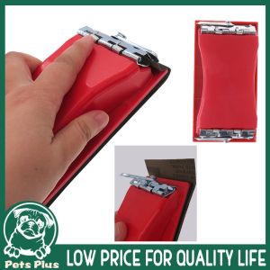 ★Same Day Shipping★ Sanding Block ABS Plastic Dust Extraction Sandpaper Holder Grit Hook Loop Sanding Pad for Polishing Sanding-Case