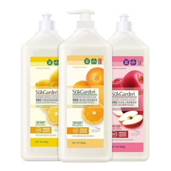 SukGarden Dishwashing Liquid Natural Formula Pesticide Residue Removal