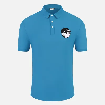 Malbon Áo sơ mi ngắn tay chơi golf mùa hè dành cho nam POLO Áo Sơ Mi Golf Quần áo thể thao co giãn và thoáng khí t Áo Thun