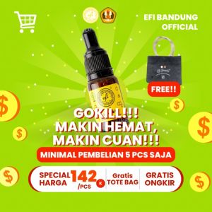 PAKET HEMAT!! 5PCS Propolis Tetes 10mL by Kebun Efi (100% Original)
