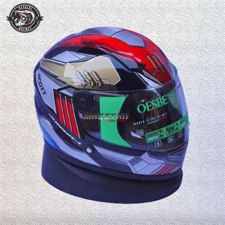 Helm Full Face Anak Scott helm full face anak anak cowok Helm