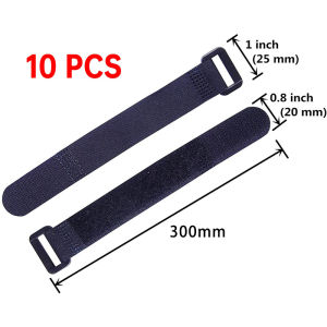 Nylon Buckle Strap Multipurpose Reverse Buckle Self-adhesive Fastener Cord Road Bike Cable Organizer Tie Strap