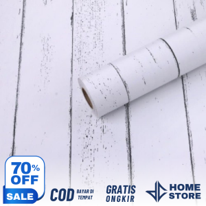BISA COD-WALLPAPER STIKER DINDING 45CM X 5 METER KAYU JATI COKLAT TUA /MUDA /MERAH WALLPAPER KAYU