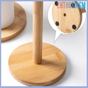 【Enthusiasm】🌟🌟【Hot Sale】🎈 Nhà bếp bằng gỗ cuộn giấy khăn chủ phòng tắm mô đứng đứng giấy dùng một lần nồi nhà bếp nhà vệ sinh lưu trữ phụ kiện