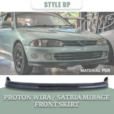 PROTON WIRA / SATRIA MIRAGE FRONT SKIRT MATERIAL PUR (GETAH) WITHOUT PAINT