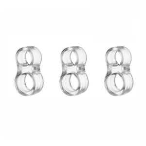 5 Miếng Chặn Cửa Silica Gel Miếng Đệm Tay Nắm Cửa Trong Suốt Miếng Đệm Chống Sốc An Toàn Cho Bé Miếng Chặn Cửa Bảo Vệ Đồ Nội Thất Tường