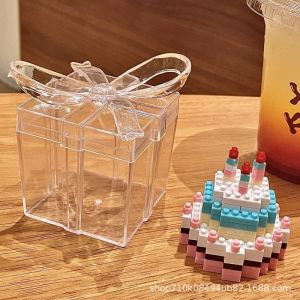 Mini Birthday Cake Handmade DIY Building Blocks Toys Childrens Educational Toys Gift
