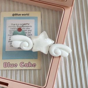 GRACETEN Korean Style Star Wing Hair Clips Mini Portable Duckbill Hair Clip Cute Lightweight Bangs Hairpin Hair Accessories