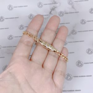 Gelang Tangan Xuping Gold Anak Perempuan Model Rantai Permata Lumba Lumba *16