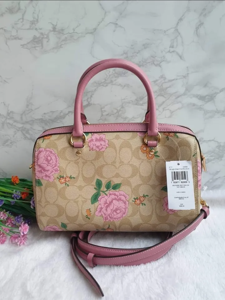 Rowan satchel in signature best sale canvas with prairie rose print