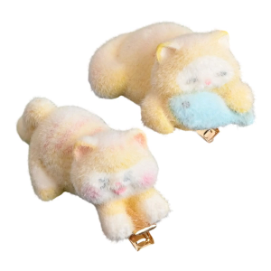 Cute Cats Hair Clip For Women Girls Kids Lightweight Strong Hold Nonslip Design Hairpin Korean Styles Fashion Accessories