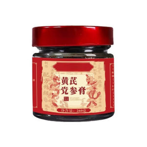 ไม่มีซูโครสเพิ่ม Astragalus Radix Codonopsis Paste โสมชะเอมข้าวสาลีฤดูหนาว Poria Cocos Paste 260g    黄芪党参膏