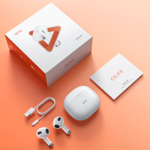 Wireless earbud QERE E28 new TWS Bluetooth 5.3 HD microphone HIFI earphones 13Mm Driver low latency gaming waterproof earbuds