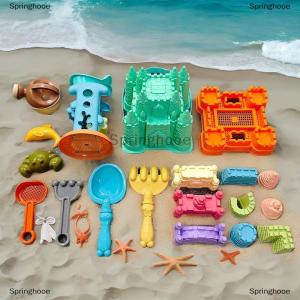 [COD] Springhooe 3 8PCS Sand Scoop Children Summer Toy Sand Box For Kids Outdoor Family Funny Gifts Beach Castle Bucket Play Sand Set Toys
