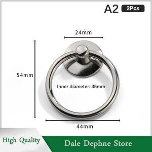 [Dale Dephne] 2PC Vòng cổ điển đồ nội thất cửa kéo xử lý hợp kim tủ tủ quần áo ngăn kéo tay cầm