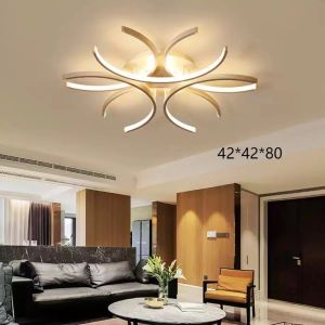 Chandelier Ceiling Lights Tricolor Modern Design For Living Room Lighting Bedroom Lamps Center Dining Lamp