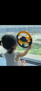 JLT Educational Pretend Copilot Steering Wheel Simulation Driving with Sounds for Toddlers