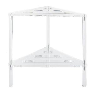 Elegant Indoor Acrylic Shower Seats With Storage Shelf High Portable Sturdy Without Slip Waterproof Designs Organizers