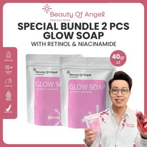 Paket 2 Beauty Of Angel Glow Soap | Beauty Of Angel Original | Original Garansi Uang Kembali