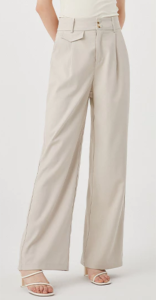 ORO PANTS Highwaist Loose Pants Trousers - Celana Anti Kusut Knitt Premium bahan semi woll kantor