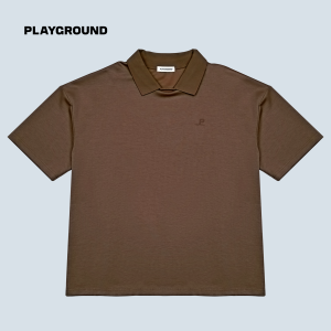 PLAYGROUND - เสื้อโปโลโอเวอร์ไซส์ Concept GROUND: Oversized Polo รุ่น - TPP08182
