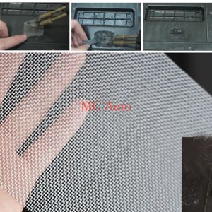 【20cm x 15cm】304 Stainless Steel Grille Universal Car Bumper Repair Mesh Grille Stainless Steel Mesh