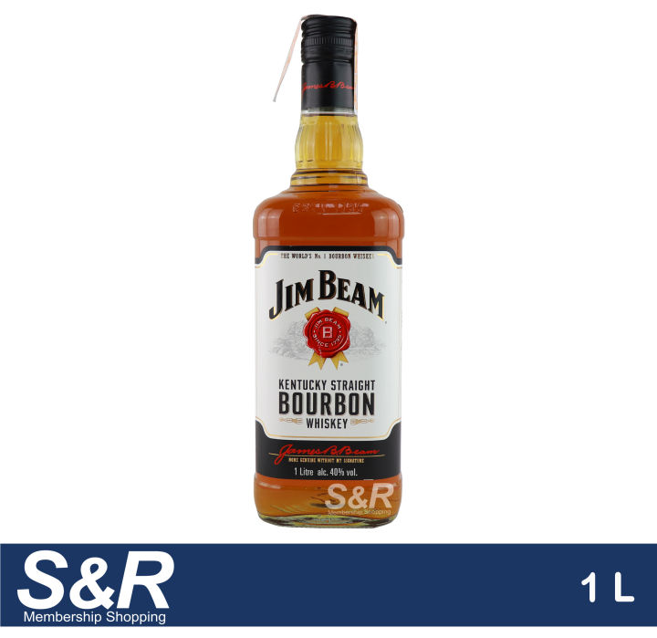 Jim Beam Kentucky Straight Bourbon Whiskey 1L Lazada PH