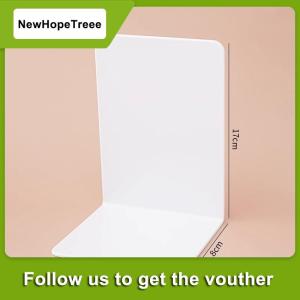 NewHopeTreee ที่ตั้งหนังสือตั้งโต๊ะแบบพับเก็บได้แบบเรียบง่ายที่วางหนังสือตั้งโต๊ะแบบพับเก็บได้รูปตัว L