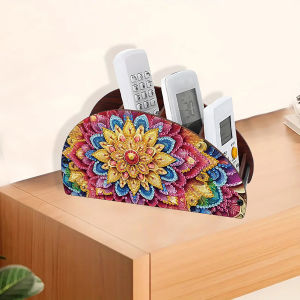 【New Arrival】 Wooden Animal Decor Artifacts DIY Rhinestones Storage Box for Home and Office Decor