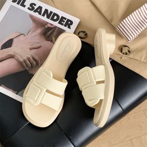 GNA🌿 รองเท้าแตะแบบสวม แตะ รองเท้าสวมแบบสายคาด สีพื้น เบา ใส่สบาย🌿SHO-118