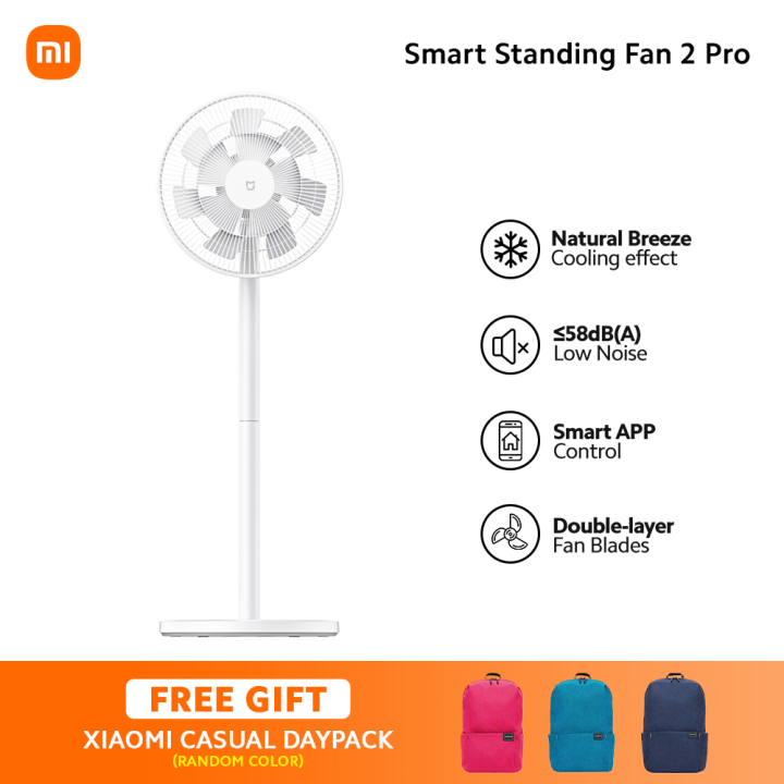 Xiaomi Smart Standing Fan 2 Pro Dual Fan Blades Wireless Portable ...