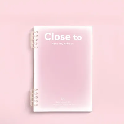 Buku A5 Buku Tulis Sekolah Lucu Aesthetic Notebook Aesthetic Lose Leaf Binder untuk Kantor Sekolah Kuliah
