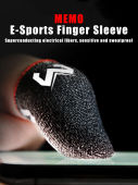 MEMO 2PCS High Quality Finger Sleeve for Mobile Phone and Tablet Gaming Sweat-Proof Non-slip Touch Screen Sleeves
