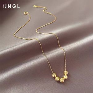 [Bayar Ditempat] Kalung Titanium Emas Asli Anti Karat / Kalung Titanium Cewek Model Baru / Kalung Titanium Anti Karat Asli Ori Import