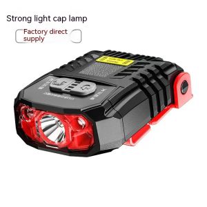 LED Strong Light Cap Clip Lamp Sensor Headlamp USB Rechargeable Waterproof Headlight Camping Hiking Fishing Emergency Work Light2026