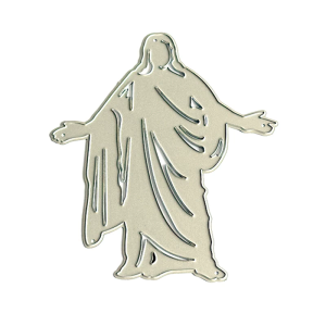 Religion Figurine Die Cut Metal Embossing Stencils Carbon Steel Cutting Die Scrapbooking Die for Card Making Journal