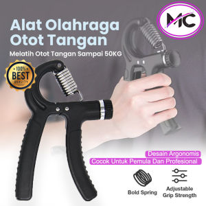 Handgrip Fitness Adjustable 5 - 60 Kg Hand Grip Alat Bantu Olahraga Otot Wrist Forearm Strength Exerciser Training Gym