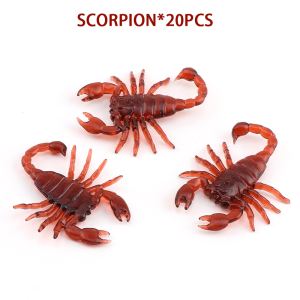 20Pcs Prank Toy Simulation Cockroach Centipede Scorpion Scary Props Weird Toys Crawling insect Lootbag Filler / Paninda