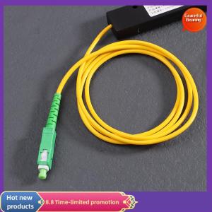 Graceful 1Pc 1x2 FTTH Fiber Optic Splitter 1 Point 2 Fiber Optic Splitter Box Tapered 1 To 2 Splitter Box SC APC Computer Accessories