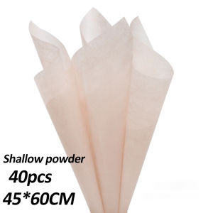 40pcs Tissue Paper Wrapped Flower Paper Handmade DIY Paper Extraction Bouquet Wrapped Flower Paper