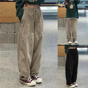 Cargo Long Pants For Women Plus Size 4XL New Sports Jopper Women Student 2023 Fashion Korean Hip Pop Western Style Loose Casual Cropped Pants