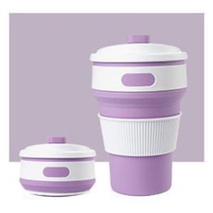 GELAS LIPAT PORTABLE MULTIFUNGSI/ FOLDABLE COFFE CUP TRAVEL SILICONE ECO FRINDLY